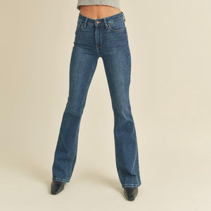 JBD HIGH RISE SKINNY FLARE JEANS