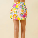 DAYS ON NANTUCKET PATTERNED MINI SKIRT