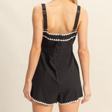 OUT OF LINE BLACK ROMPER