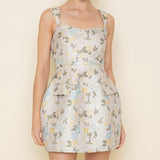 TO INFINITY FLORAL MINI DRESS