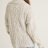 GATHERED BY THE FIRE KNIT CARDIGAN