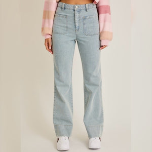 HIGH LIFE BOOTCUT LIGHT WASH DENIM JEANS