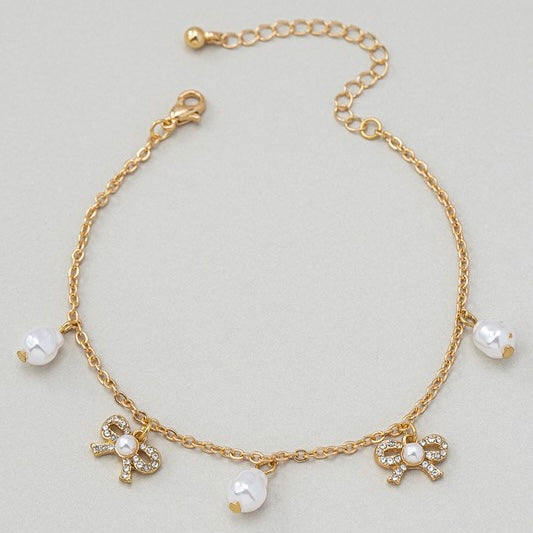 AURELIA BOW CHARM BRACELET