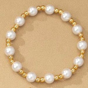 IMARA GOLD PEARL BRACELET