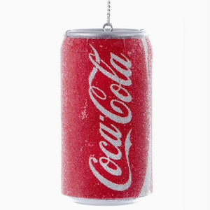 COCA COLA CAN RHINESTONE CHRISTMAS ORNAMENT