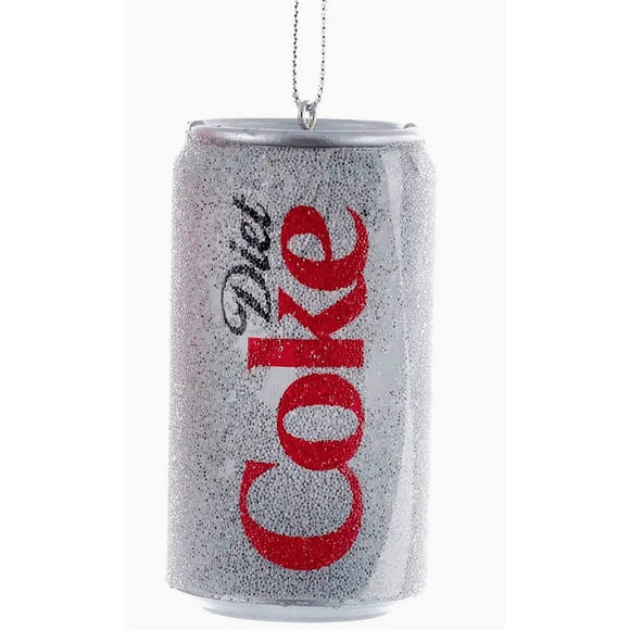 DIET COKE CAN RHINESTONE CHRISTMAS ORNAMANT