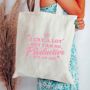 I CRY A LOT TOTE BAG