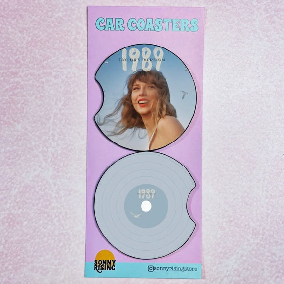 TAYLOR SWIFT 1989 CAR COASTERS