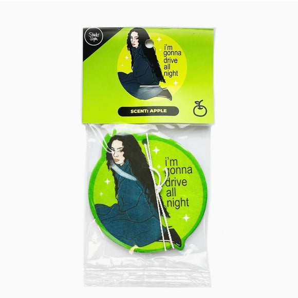 CHARLI XCX DRIVE ALL NIGHT CAR AIR FRESHENER