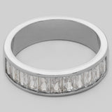 SILVER ROMAN NUMERAL RING