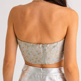 DAISY DREAMING FLORAL TUBE TOP
